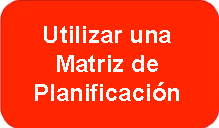 Utilizar una Matriz de Planificación